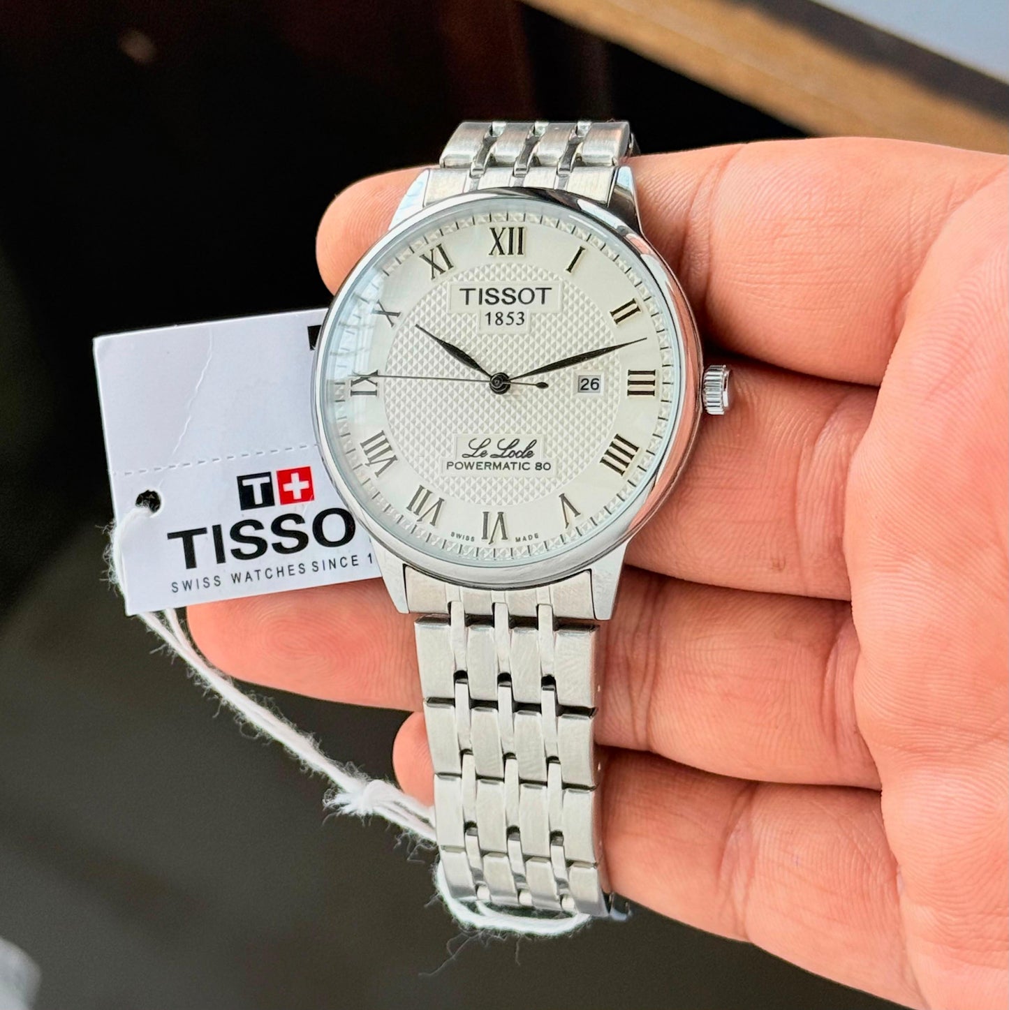 Silver Black Metal Watch