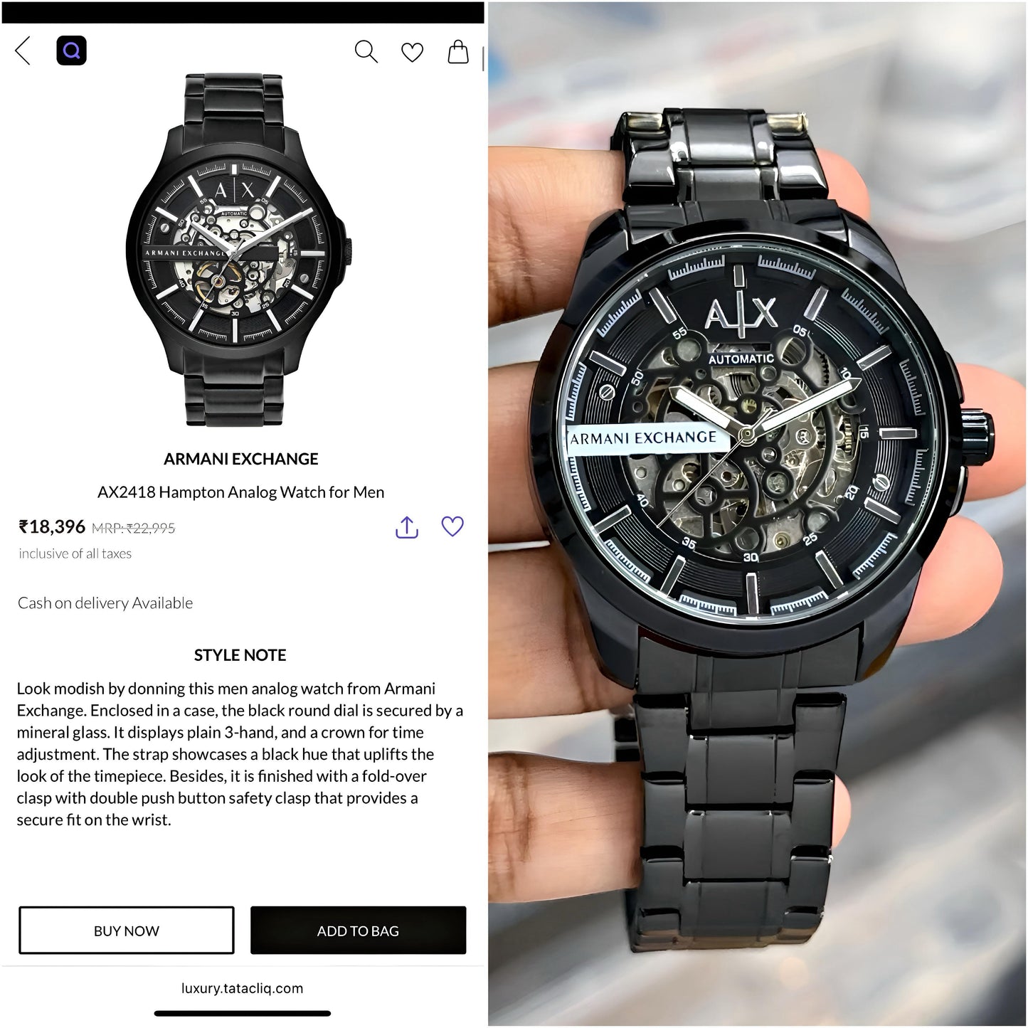 Armani Exchange Automatic
