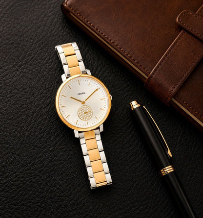 Golden Women’s Metal Watch