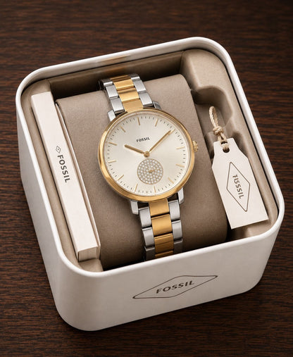 Golden Women’s Metal Watch