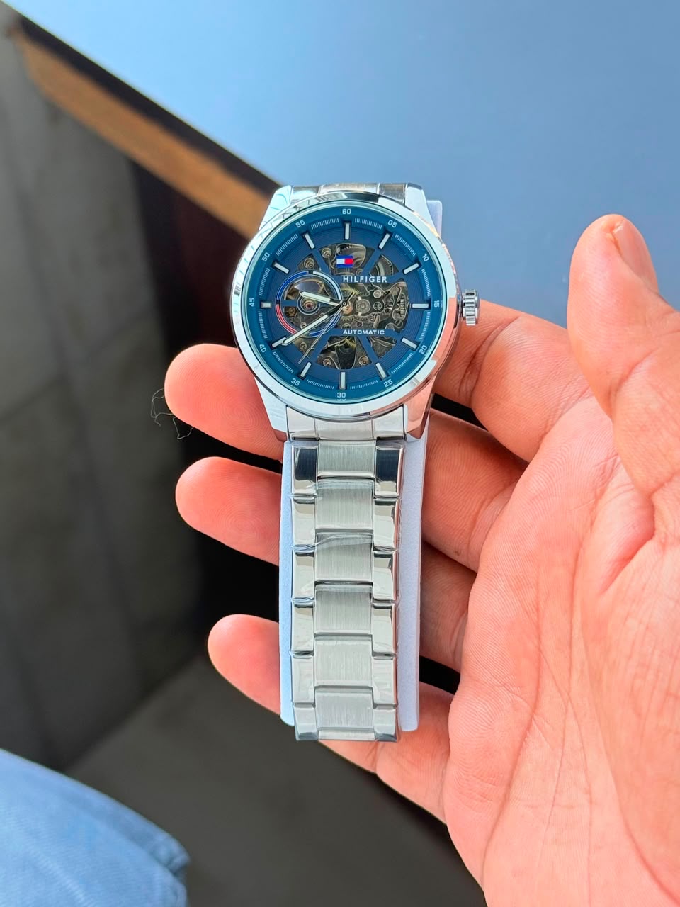 Tommy Automatic Silver Blue