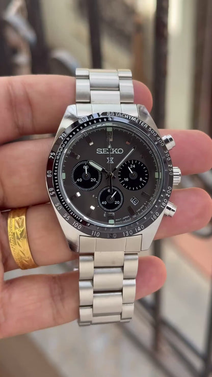 Men's Black Metal watch