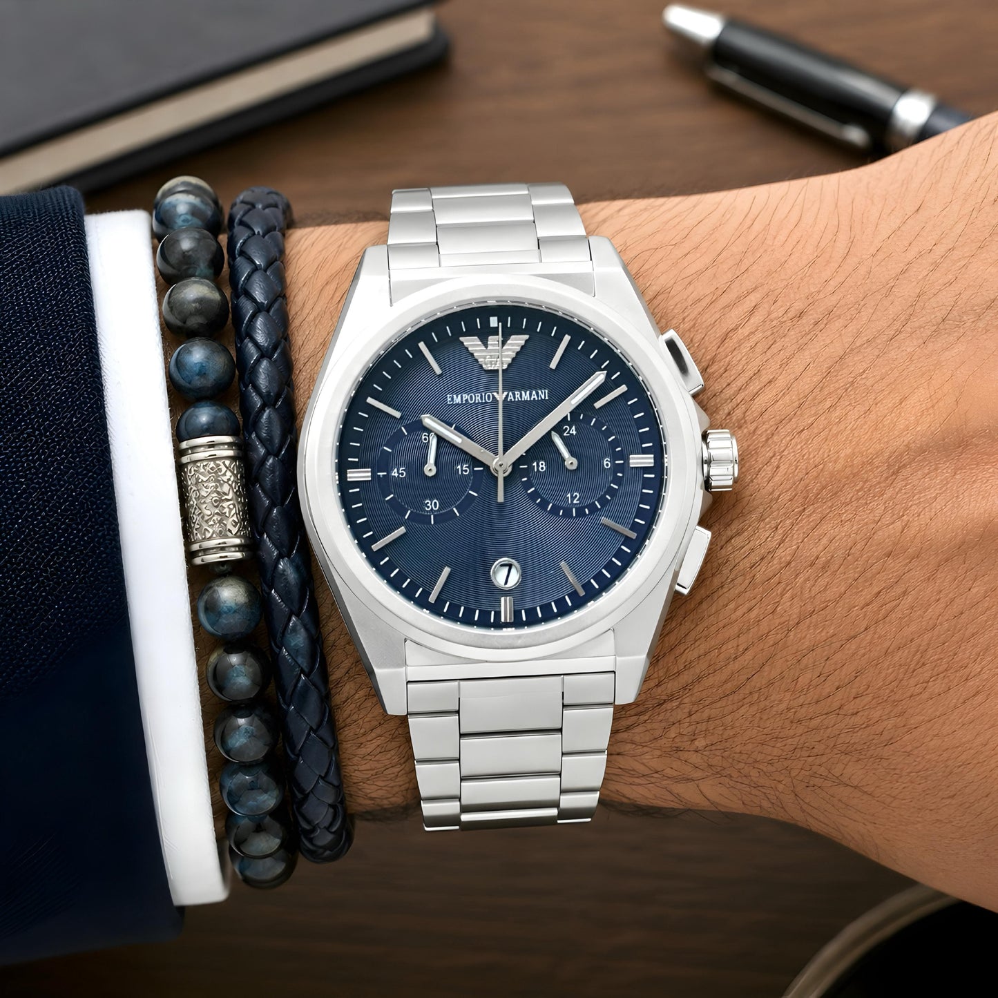 Silver Men's Watch