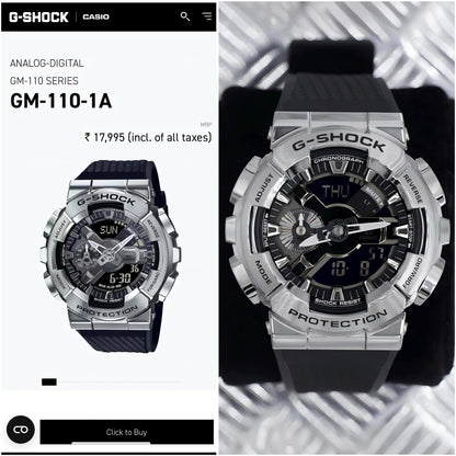 G-shock GM -110 -1A Silver