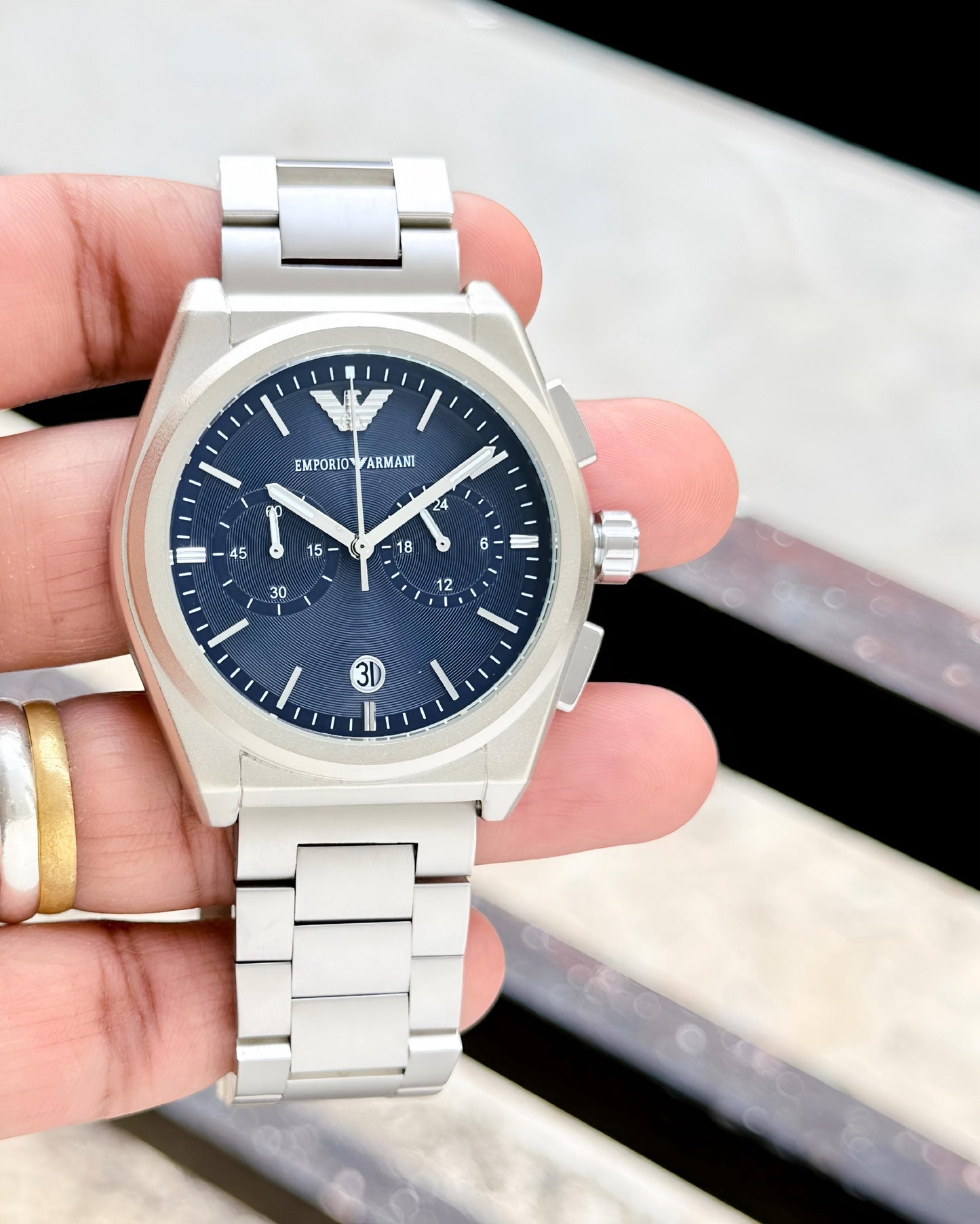 Silver Men's Watch
