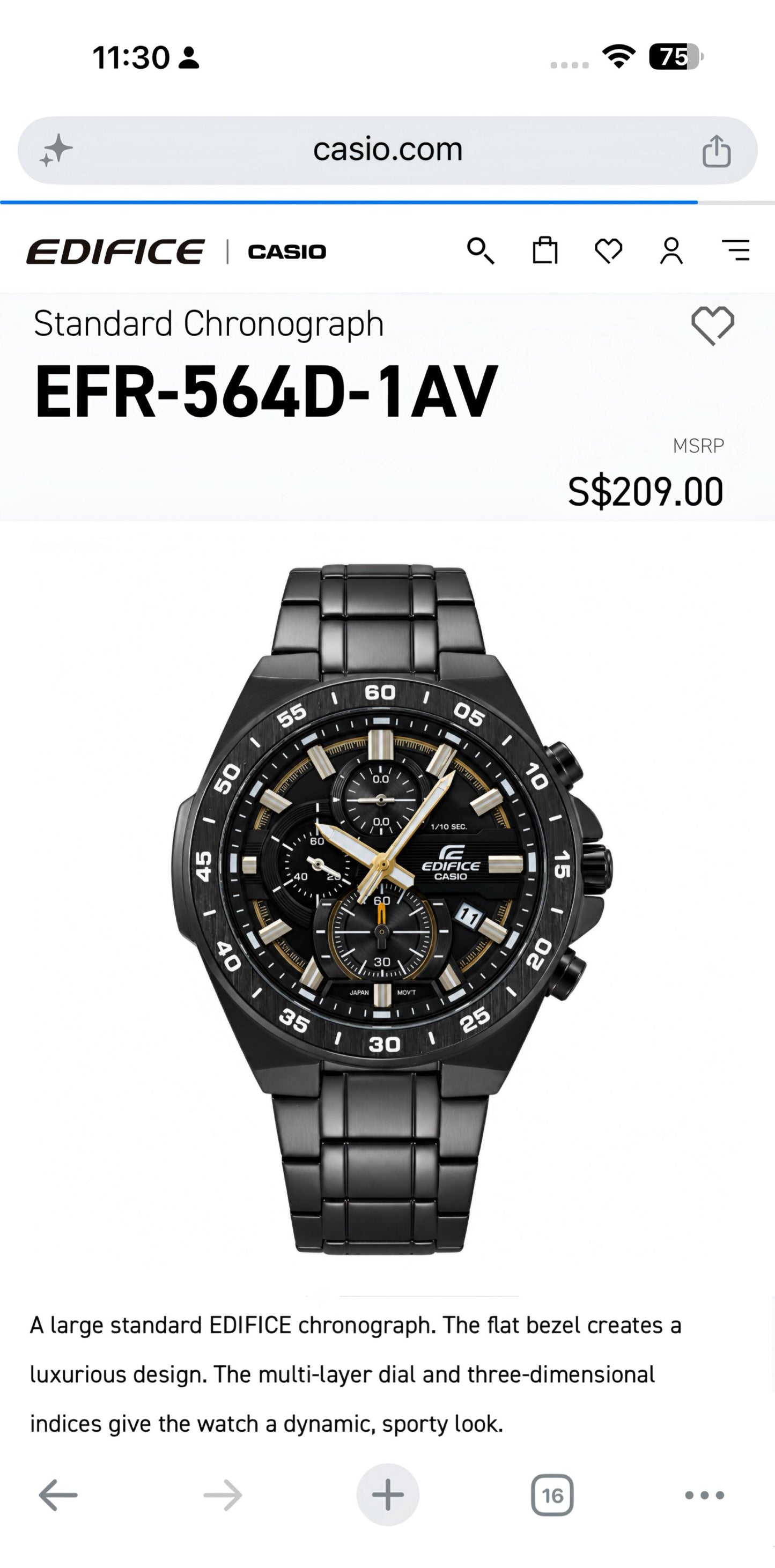 Casio Edifice 🔥