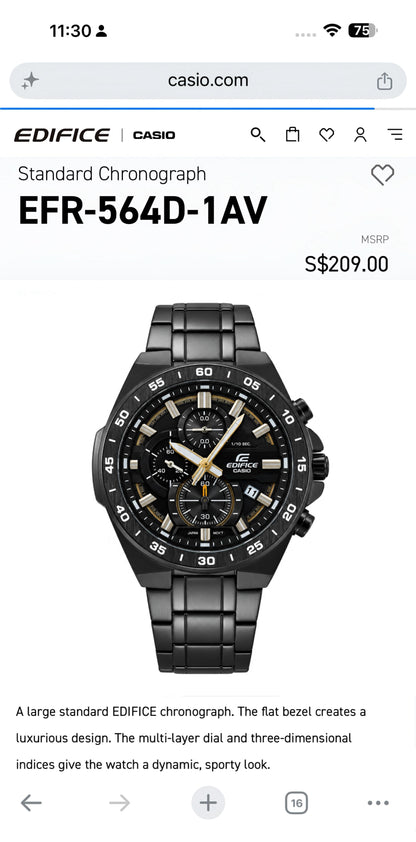 Casio Edifice 🔥