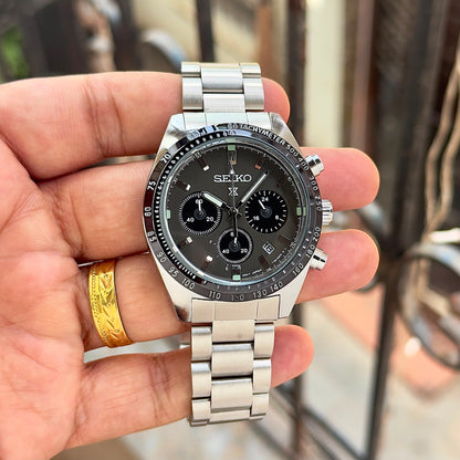 Men's Black Metal watch